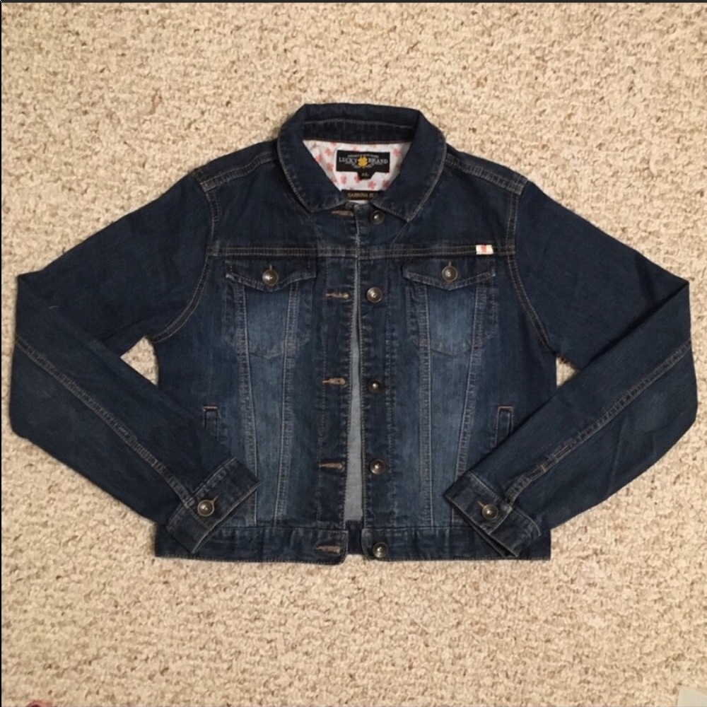 Lucky Brand Sabrina Slim Denim Jean Jacket